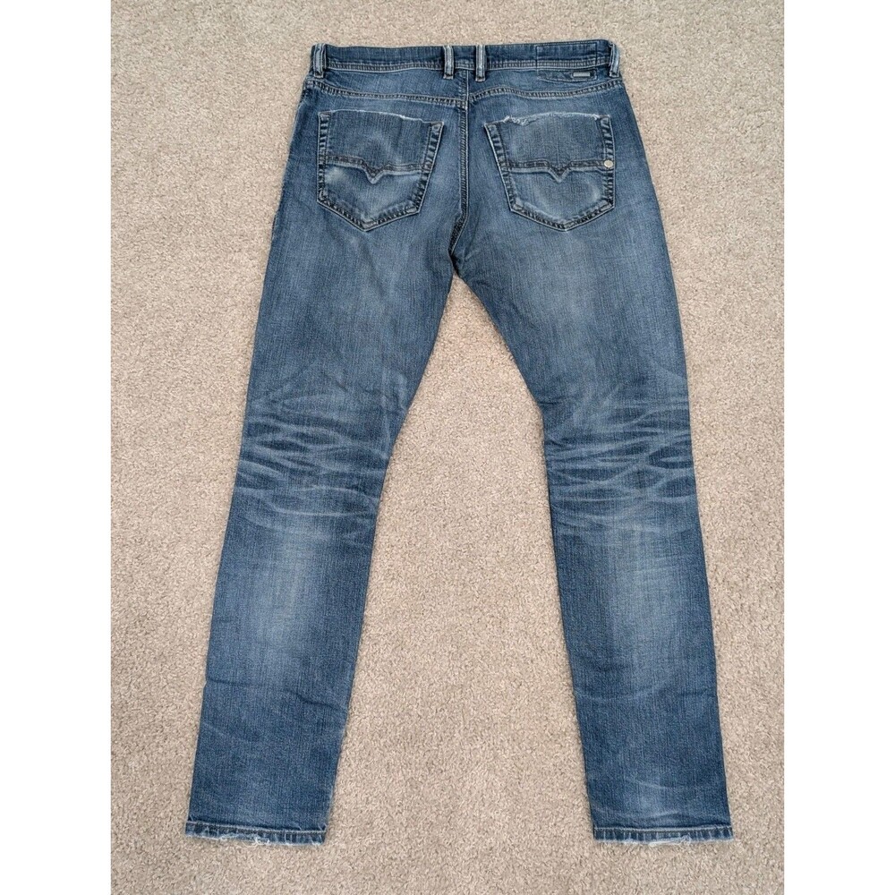 Diesel Tepphar Slim Carrot Distressed Button Fly Jeans Men's Size 31x30 - Picture 15 of 16